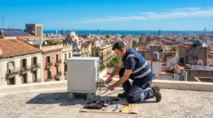 aerotermia vs caldera de gas Barcelona